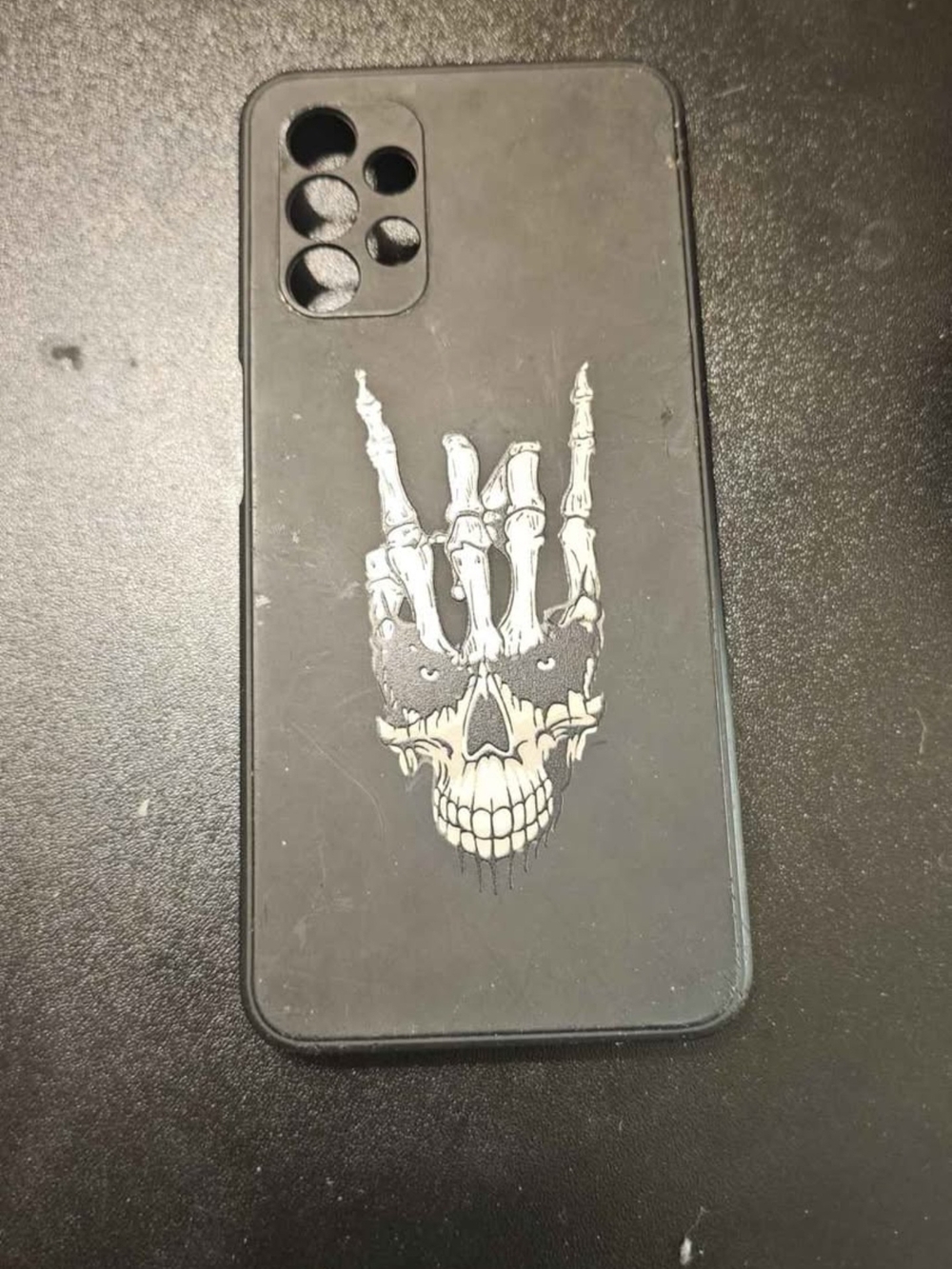 Black Skull Design Phone Case - Protective Silicone Cover For A Samsung A13
